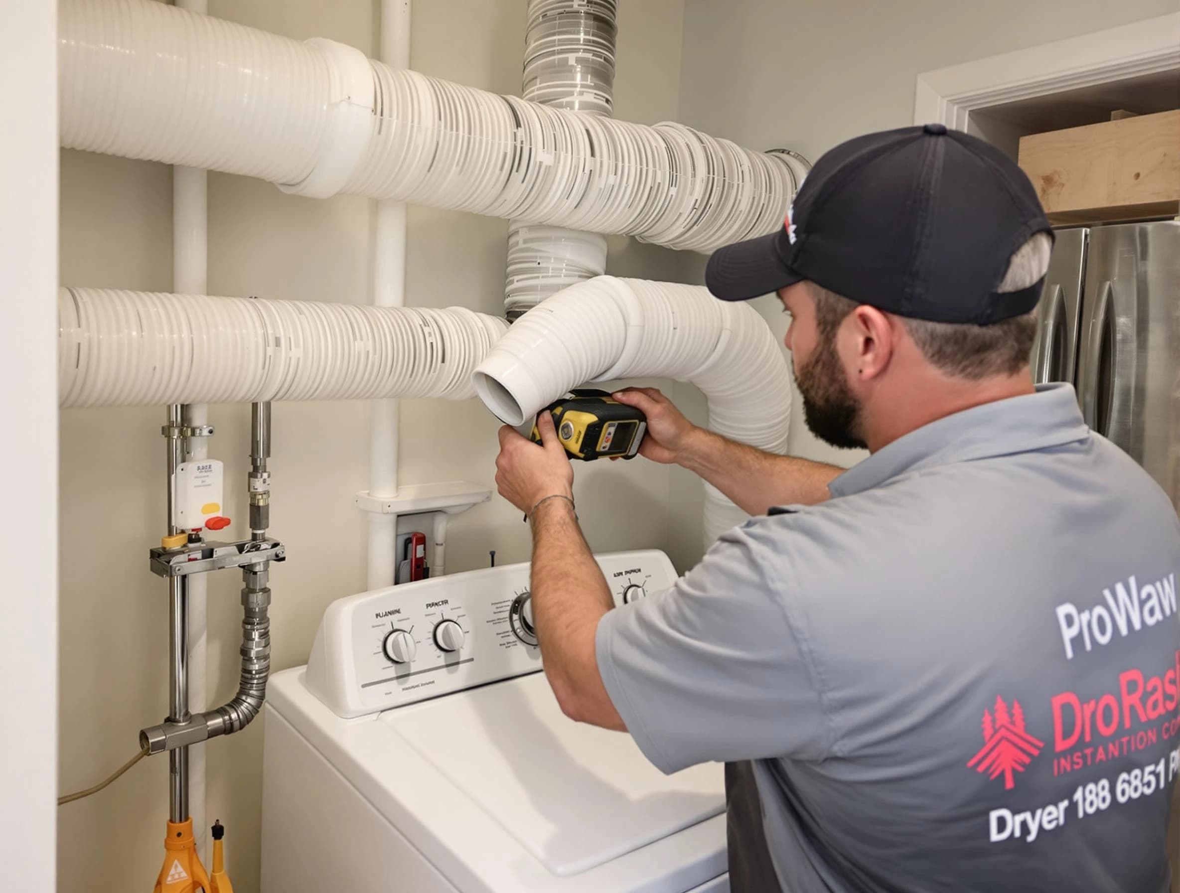 Professional dryer vent hose installation by North Decatur Dryer Vent Cleaning in North Decatur