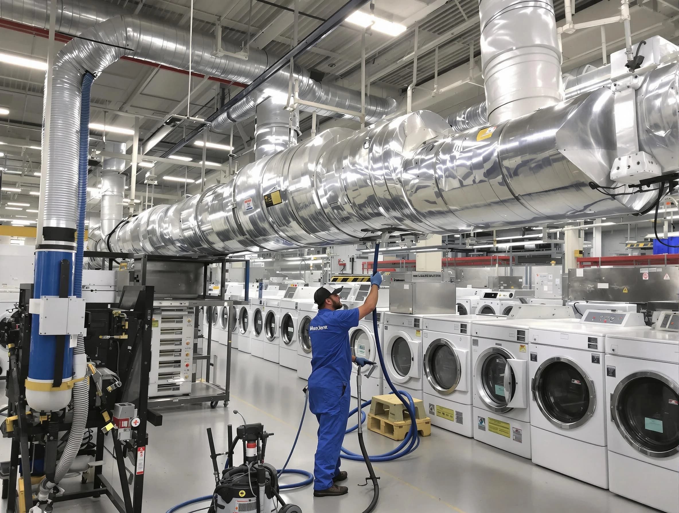 North Decatur Dryer Vent Cleaning team performing heavy-duty industrial dryer vent cleaning in North Decatur