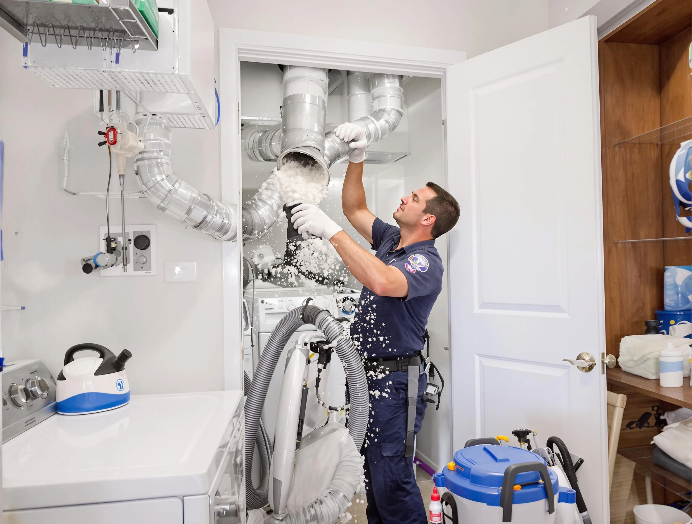 North Decatur Dryer Vent Cleaning technician delivering thorough residential dryer vent cleaning service in North Decatur